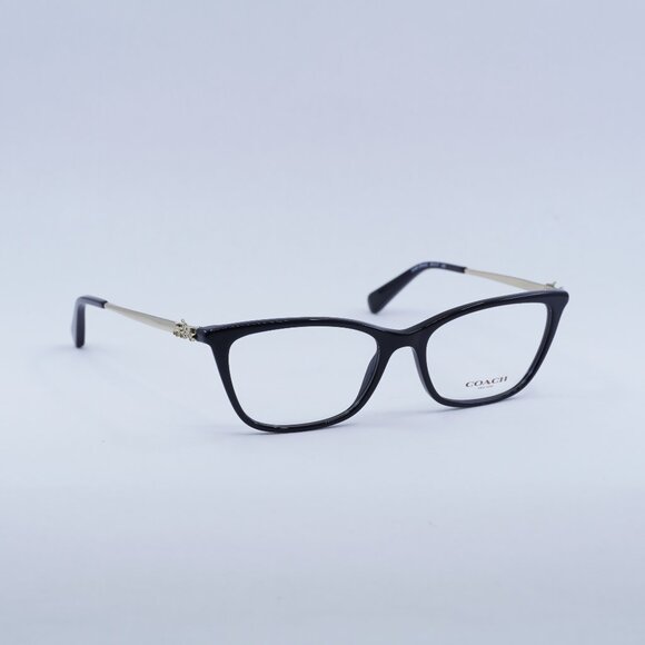 🕶️ New Coach HC6107 5486 Eyeglasses - Black/Gold Frame 54mm - Picture 1 of 10